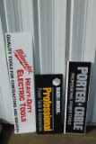 (3) Power Tool Advertising Signs