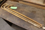 (3) Cattle Auction Canes