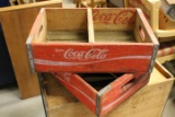 (2) Coca-Cola Wood Bottle Crates