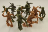 (12) Vintage Marx WWII  U.S., Japanese & German Figures