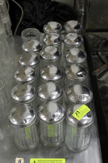 (18) Glass Sugar Dispensers