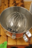 Kitchen Aid Mixer Bowl w/ (3) Wisks