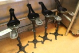 (4) Cast Iron Table Bases