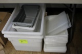 (10) Assorted Cambro Bins & Fish Tubs