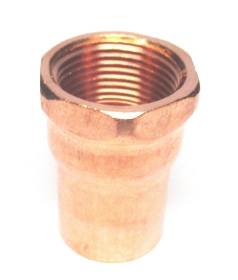 (9) Copper Adapter 1 1/4 inch C x 1 1/4 inch FIP