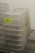 (10) 1 Quart Cambro Storage Bins