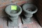 (3) Concrete & Plaster Planters