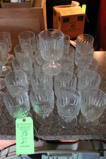 (21) Duratuf Water Glasses