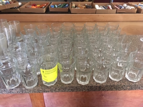 (48) Asst Water Glasses & Tumblers