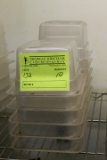 (10) 1 Quart Cambro Storage Bins