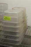 (10) 1 Quart Cambro Storage Bins