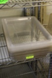 (3) Cambro Storage Bins & (4) Lids