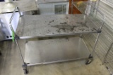 Stainless Steel Roll Around Cart