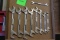 (9) Snap-On SAE 4 Way Angle Head Wrenches
