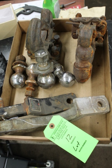 Assorted Trailer Hitches & Balls