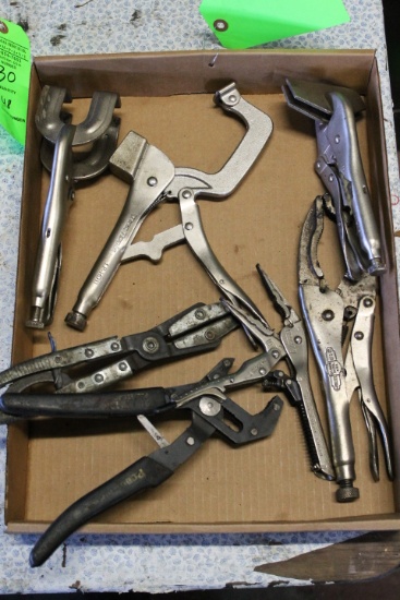 (7) Assorted Locking Pliers