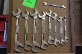 (9) Snap-On SAE 4 Way Angle Head Wrenches