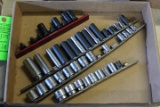 (42) Assorted SAE & Metric Sockets