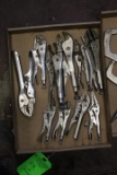 (10) Assorted Size Locking Pliers