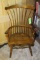 Maple Windsor-Style Spindle-Back Arm Chair