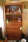 Oak Combination Shelf Cabinet Unit