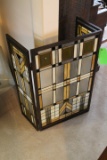 Tri-Fold Stained Glass Table-Top Screen