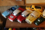 (10) Die-Cast Metal Cars & Trucks