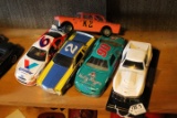 (4) Die-Cast Race Cars