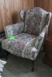 Upholstered Ladies Wing Back Chair