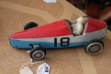 Vintage Steel Racecar