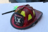 (2) Vintage Firefighter Helmets