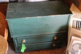 Painted Blanket Chest & (2) Shelf Units