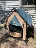 Dog Tent & Wire Crate