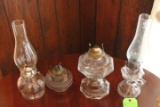 (4) Kerosene Lamps