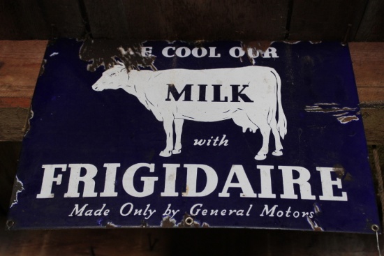 "Frigidaire" Enamel Sign