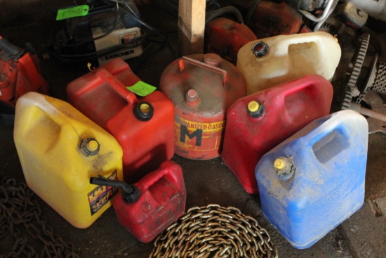 (7) Asst. Fuel Cans