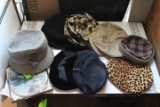 (7) Vintage Women's Hats & (2) Hat Boxes