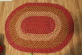 (3) Oval Braided Rugs