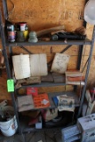 Metal Shelf w/ Contents