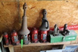 (7) Hydraulic Bottle Jacks & (2) House Jacks