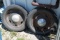 (2) Antique Dodge Truck Wheels w/ Hubcaps