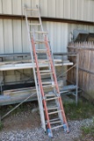 (3) Sections of Aluminum & Fiberglass Ladder