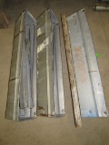 (3) Galvanized Metal Saw Horses