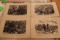 (4) Reproduction Civil War Wood Engravings