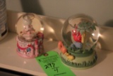 (4) Collectible Snow Globes