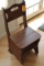 Hardwood Convertible Chair / Step Stool