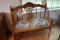 Carved Oak Chair with Tapestry Seat