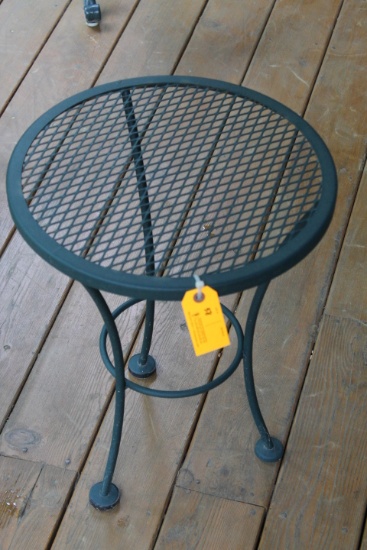 Painted Metal Patio Stand