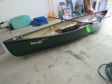 Old Town Osprey Canoe with oar locks and (2) oars