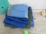 (5) tarps assorted sizes